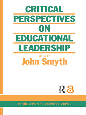 cover image of Critical Perspectives On Educational Leadership